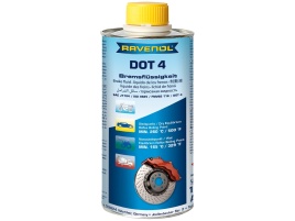 Тормозная жидкость RAVENOL DOT-4 (0,5 л)