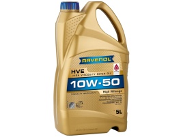 Моторное масло RAVENOL HVE High Viscosity Ester Oil SAE 10W-50 (5л)
