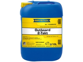 Моторное масло для 2Т лод.моторов RAVENOL Outboardoel 2T Mineral (10л)