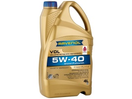 Моторное масло RAVENOL VDL SAE 5W-40 (4л)
