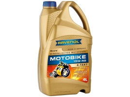 Моторное масло RAVENOL Motobike 4-T Mineral SAE 15W-40 (4л)