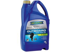 Моторное масло для 4-T лод.моторов RAVENOL Outboardoel 4T SAE 10W-30 (4л)