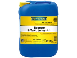 Моторное масло для 2-Такт скутеров RAVENOL Scooter 2-Takt Teilsynth (10л)