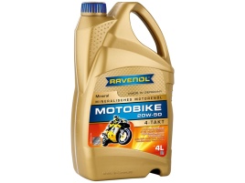 Моторное масло RAVENOL Motobike 4-T Mineral SAE 20W-50 (4л)