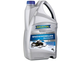 Масло для 2-Такт снегоходов RAVENOL Snowmobiles Teilsynth. 2-Takt (4л)
