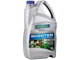 Моторное масло для 2-Такт скутеров RAVENOL Scooter 2-Takt Teilsynth (4л)