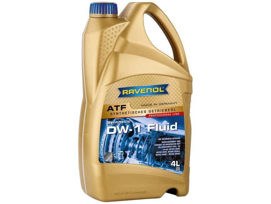 Трансмиссионное масло RAVENOL ATF DW-1 Fluid (4л) фото 1