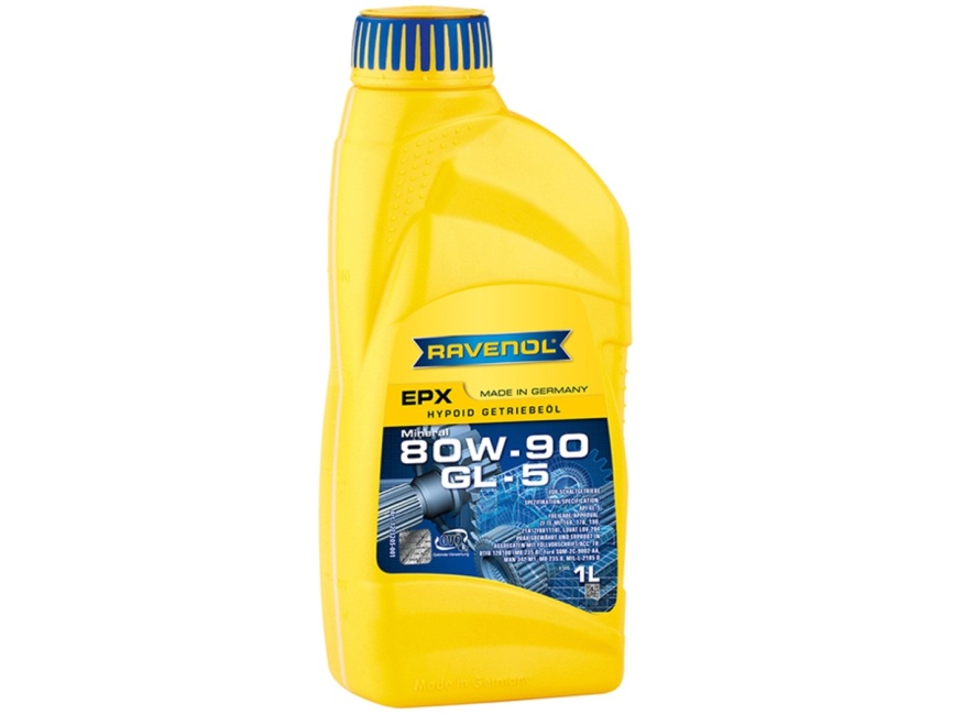 Трансмиссионное масло RAVENOL Getriebeoel EPX SAE 80W-90 GL-5 (1л) фото 1