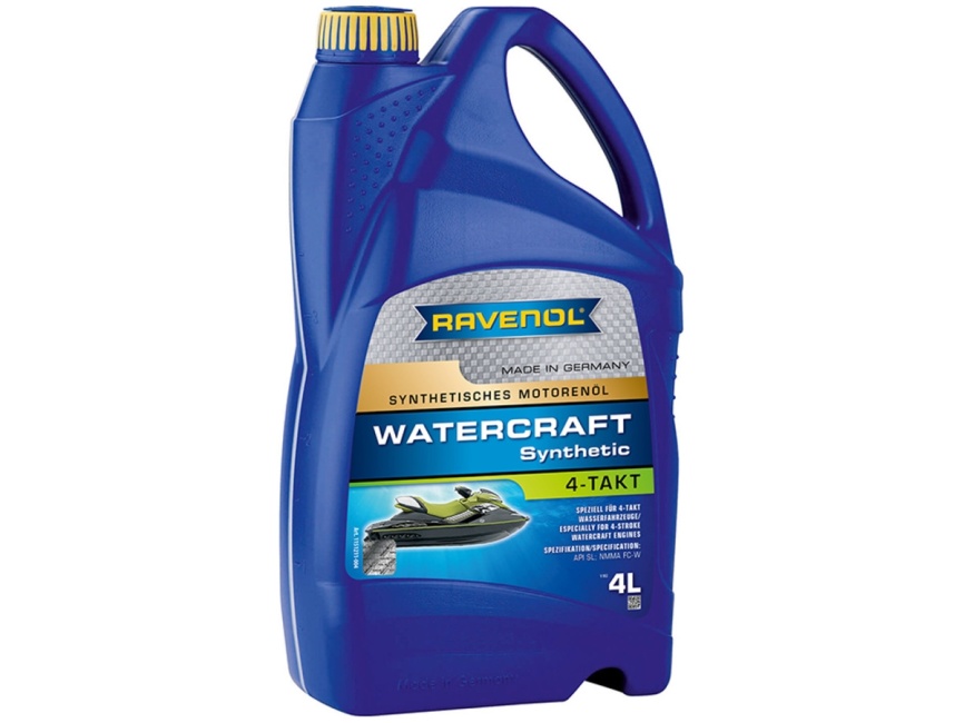 Моторное масло для 4-Такт RAVENOL WATERCRAFT 4-Takt (4л) фото 1
