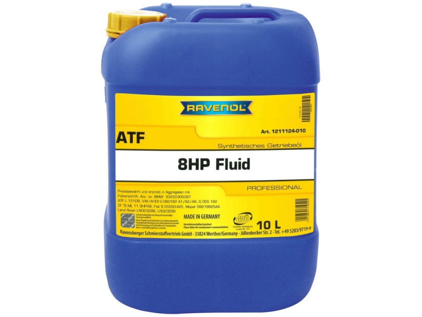 Трансмиссионное масло RAVENOL ATF 8 HP Fluid (10л) фото 1