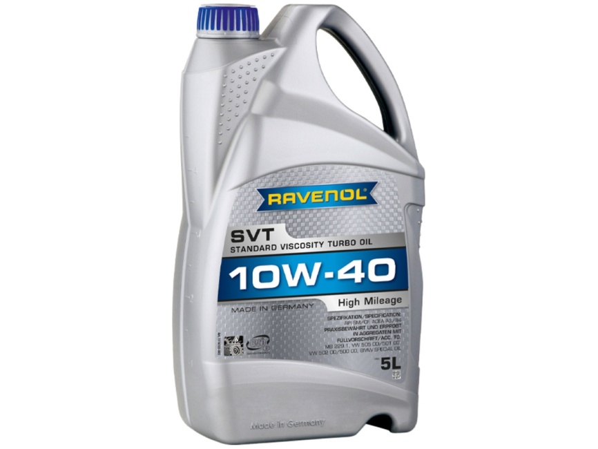 Моторное масло RAVENOL SVT Stand.Viscosity Turbo Oil SAE 10W-40 (5л) фото 1