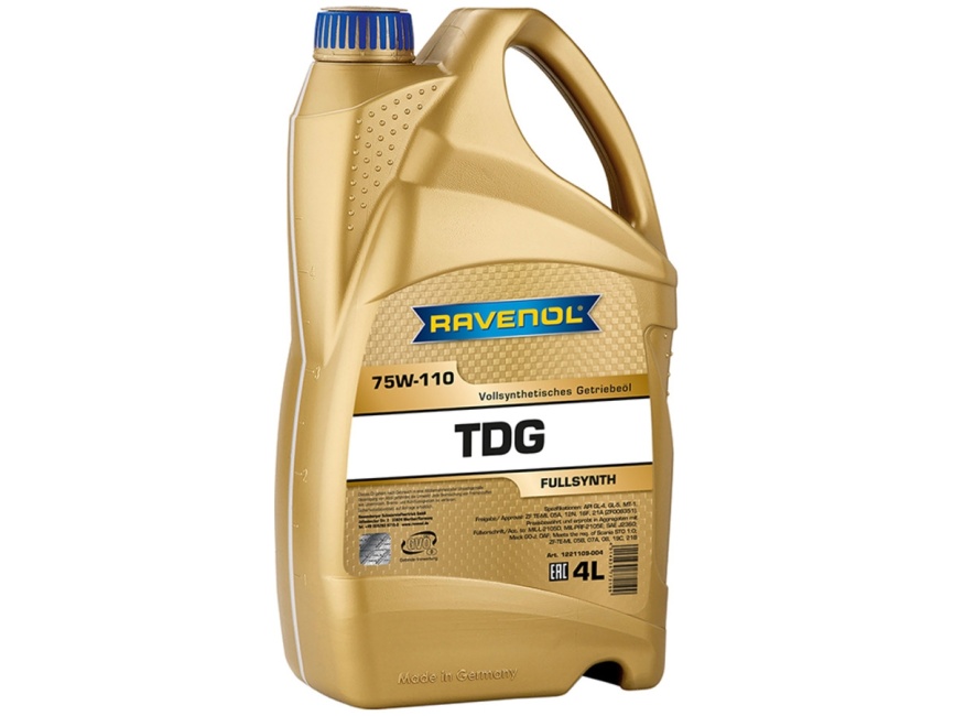 Трансмиссионное масло RAVENOL TDG SAE 75W-110 (4л) фото 1
