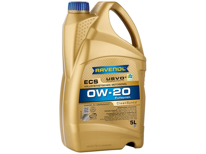 Моторное масло RAVENOL ECS EcoSynth SAE 0W-20 (5л) фото 1