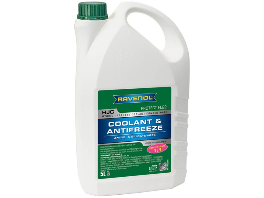 Антифриз концентрированный RAVENOL HJC Concentrate Protect FL22 (5л) фото 1