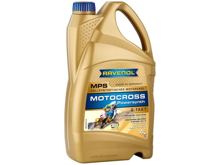 Моторное масло RAVENOL MPS Motocross Powersynth 2T (4л) фото 1