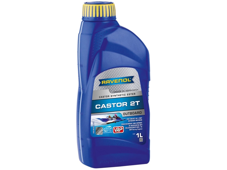 Моторное масло для 2Т лод.моторов RAVENOL Outboard Castor 2T (1л) фото 1