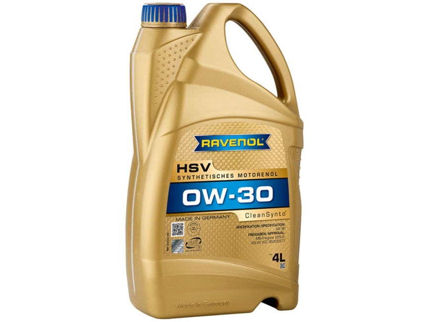 Моторное масло RAVENOL HSV SAE 0W-30 (4л) фото 1