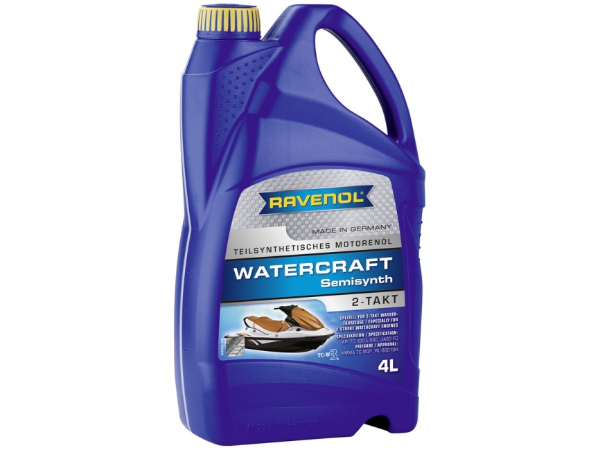 Моторное масло для 2-Такт RAVENOL WATERCRAFT Teilsynth. 2-Takt (4л) фото 1