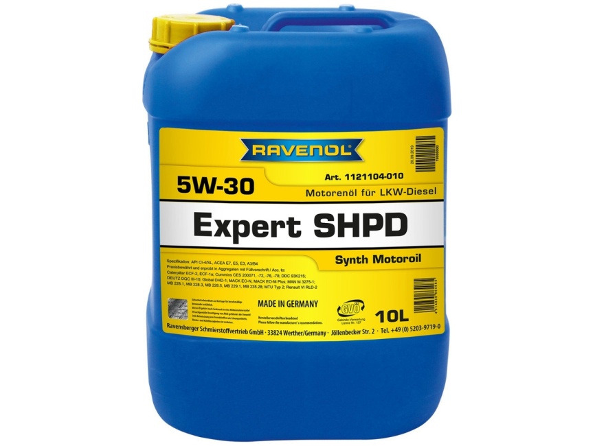 Моторное масло RAVENOL Expert SHPD SAE 5W-30 (10л) фото 1