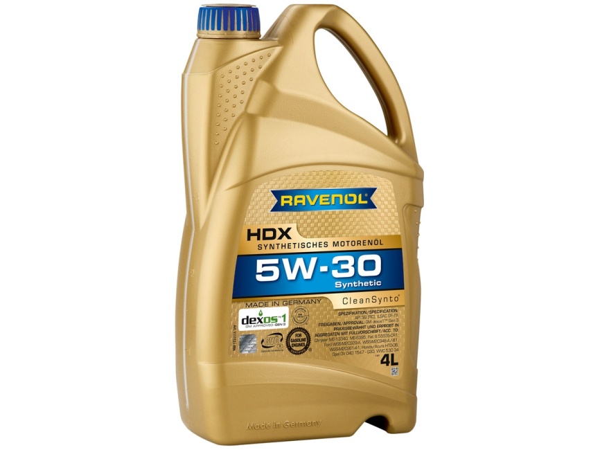 Моторное масло RAVENOL HDX SAE 5W-30 (4л) фото 1