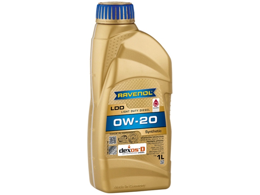 Моторное масло RAVENOL LDD Light Duty Diesel SAE 0W-20 (1л) фото 1