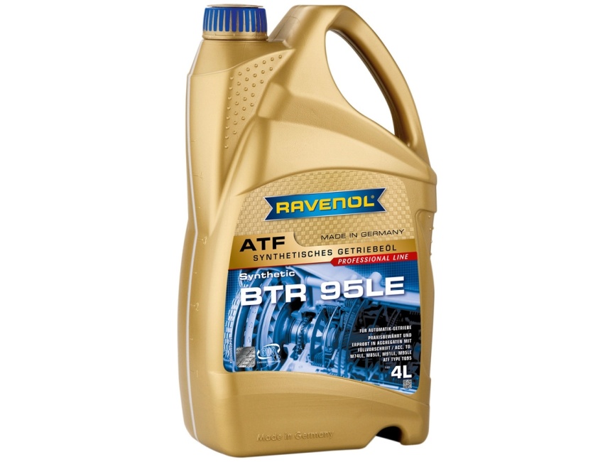 Трансмиссионное масло RAVENOL ATF BTR 95LE (4л) фото 1