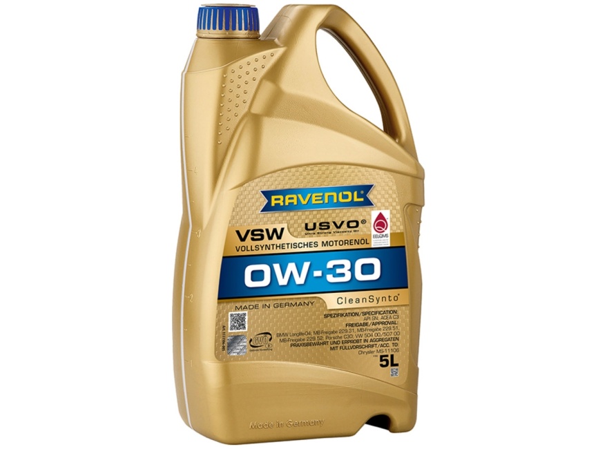 Моторное масло RAVENOL VSW SAE 0W-30 (5л) фото 1