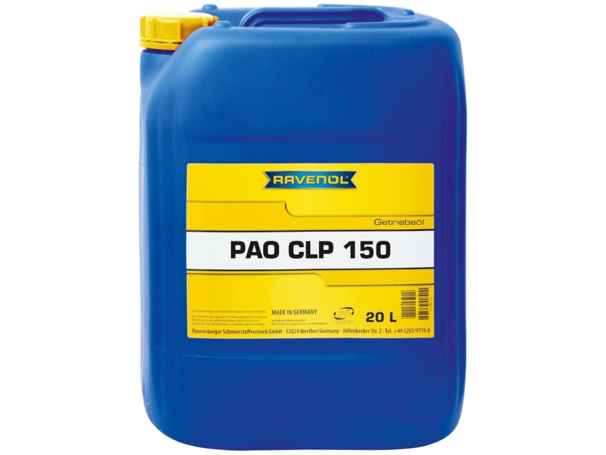 Трансмиссионное масло RAVENOL Getriebeoel PAO CLP 150 (20л) фото 1