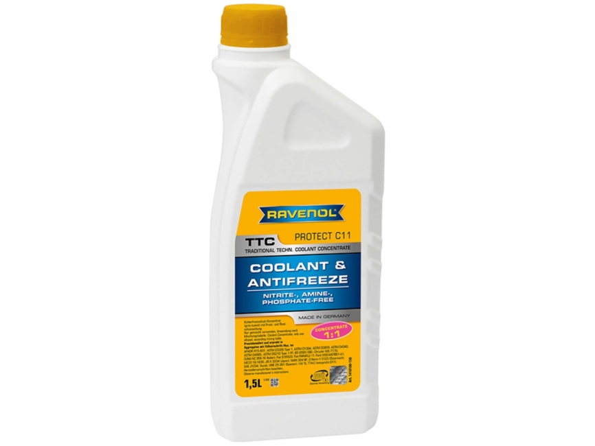 Антифриз концентрированный RAVENOL TTC Concentrate Protect C11 (1,5л) фото 1
