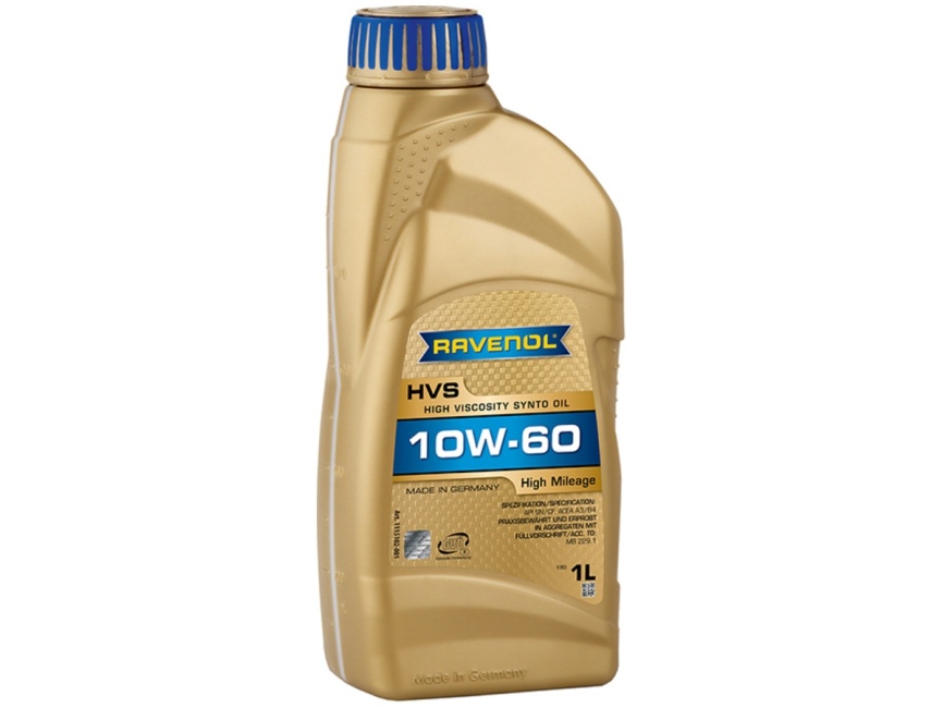 Моторное масло RAVENOL HVS High Viscosity Synto Oil SAE 10W-60 (1л) фото 1
