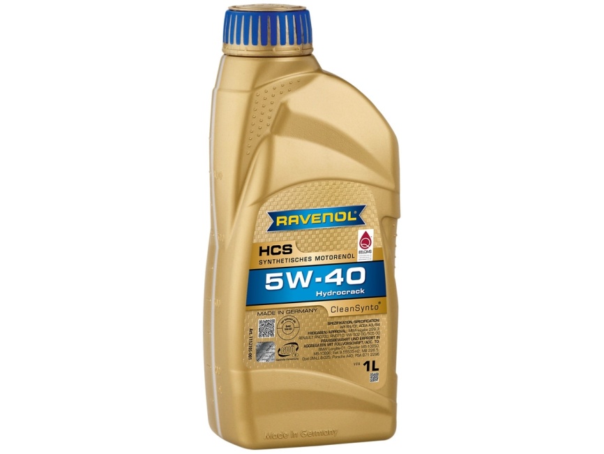 Моторное масло RAVENOL HCS SAE 5W-40 (1л) фото 1