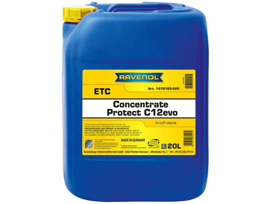 Антифриз RAVENOL ETC Concentrate Protect C12evo (20л) фото 1