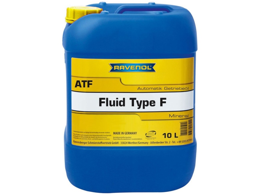 Трансмиссионное масло RAVENOL ATF Fluid Type F (10л) фото 1