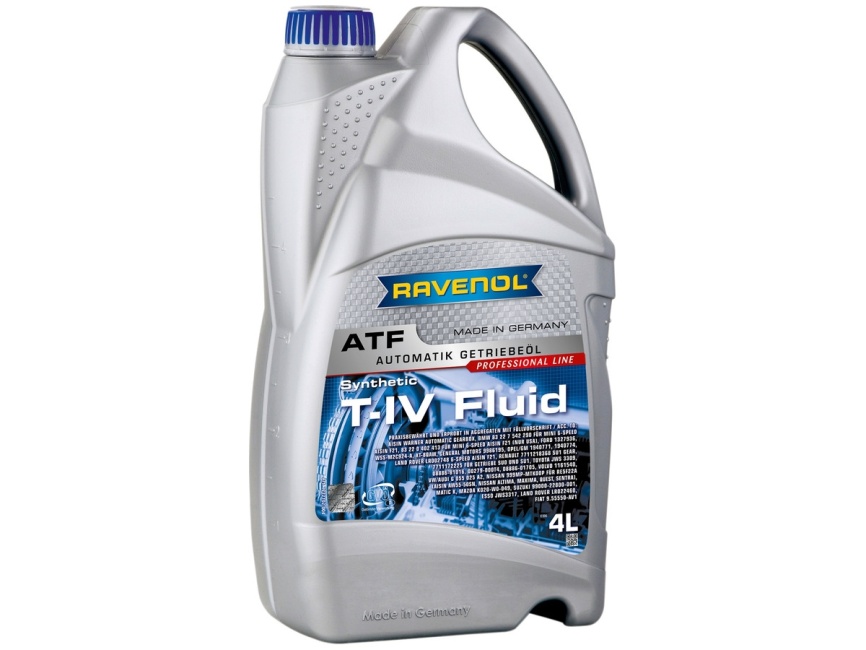 Трансмиссионное масло RAVENOL ATF T-IV Fluid (4л) фото 1