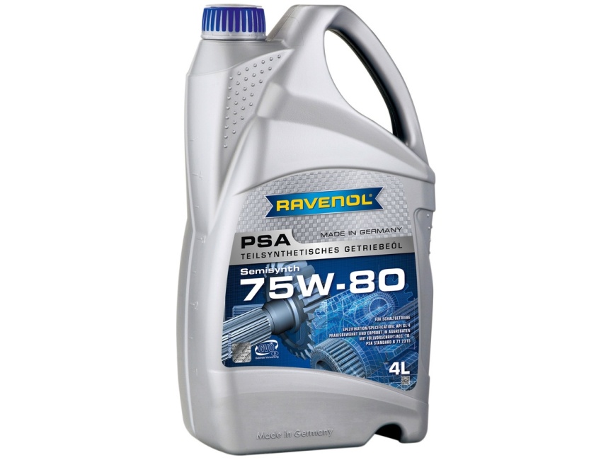 Трансмиссионное масло RAVENOL PSA SAE 75W-80 (4л) фото 1