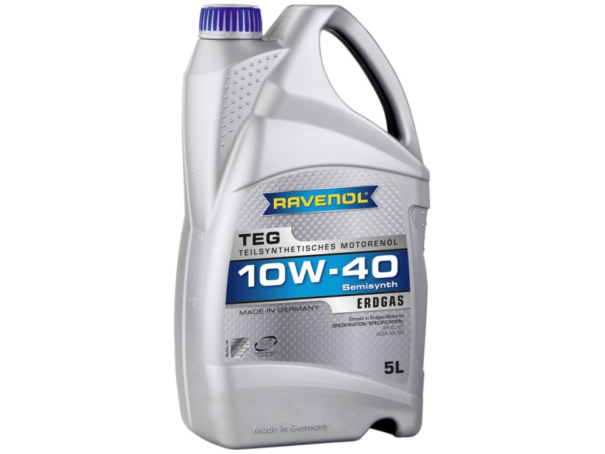 Моторное масло RAVENOL TEG 10W-40 (5л) фото 1