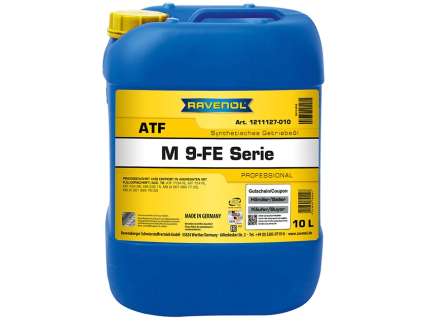 Трансмиссионное масло RAVENOL ATF M 9FE-Serie (10л) фото 1
